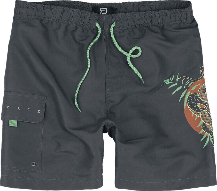 Badeshorts - Savage Swim Shorts - S til XXL - Herrer - mørkegrå