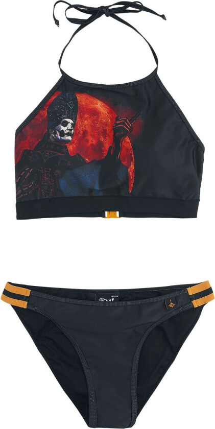 Bikinisett - EMP Signature Collection - S til M - Damer - svart-oransje