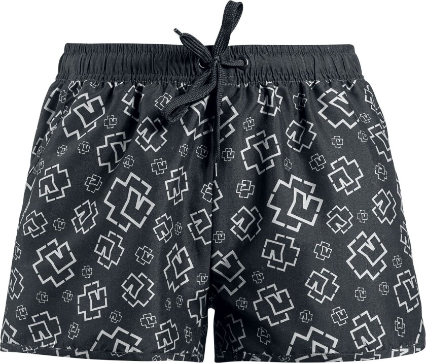 Badeshorts - Logo - S - Damer - svart-grå