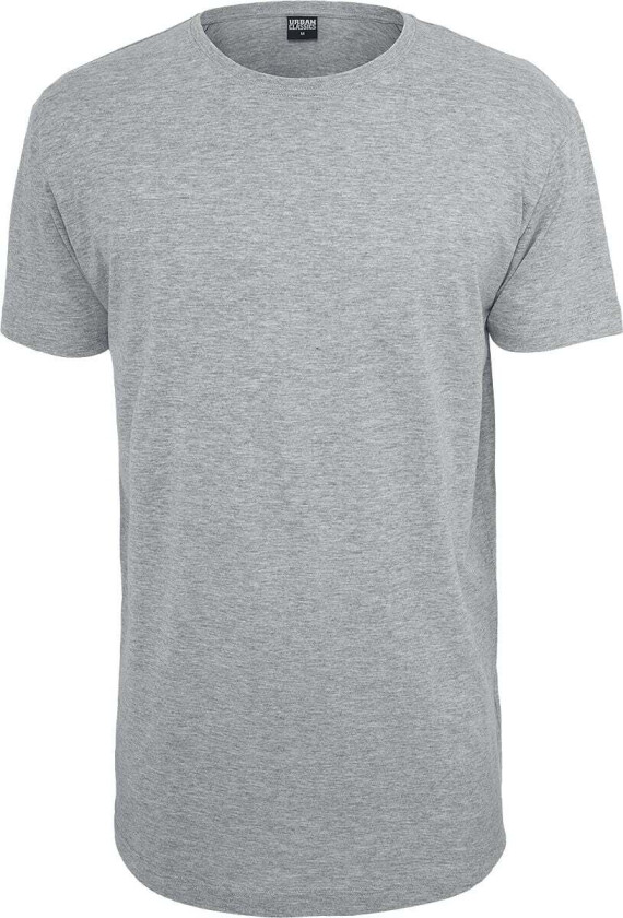 T-skjorte - Shaped Long Tee - S til XXL - Herrer - grå