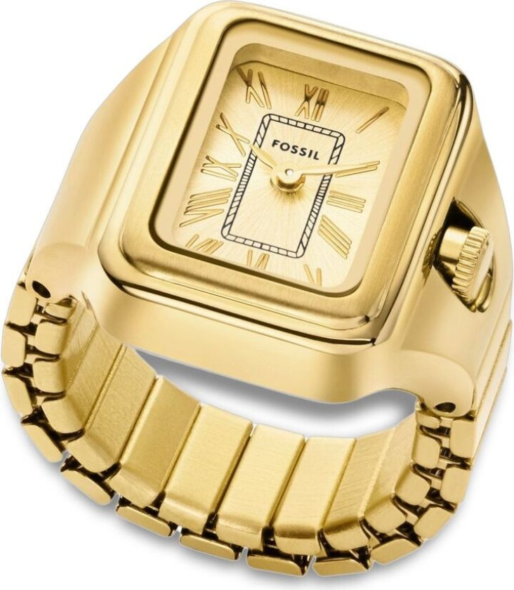 Raquel Watch Ring ES5343 - Kvarts - Gull - Dameklokker - Stretch - Mineral