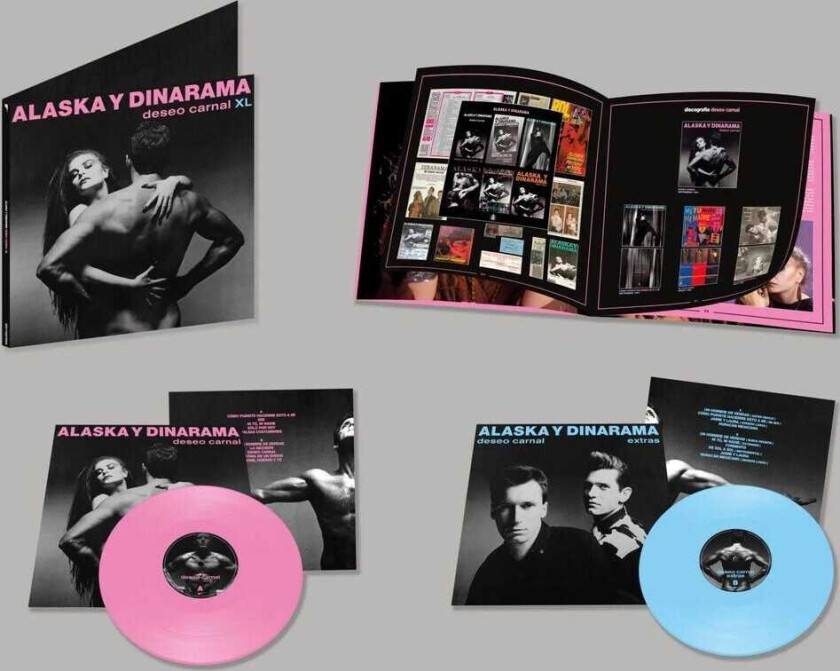 Alaska Y Dinarama Deseo Carnal Pink & Blue Vinyl LP/Vinyl