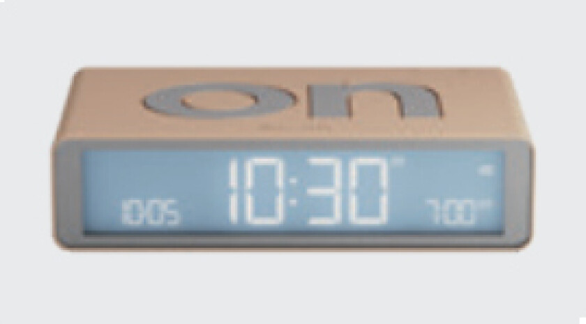 Flip Classic Two-Sided Alarm Clock Soft Gold Lr157d1