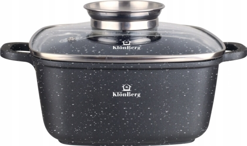 Gryte Med Marmorbelegg 3,5L 22Cm Stekepanne Zl- 9009