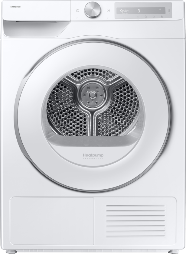 Tørketrommel DV90T6240HH/S4 AI Control 9 kg, White