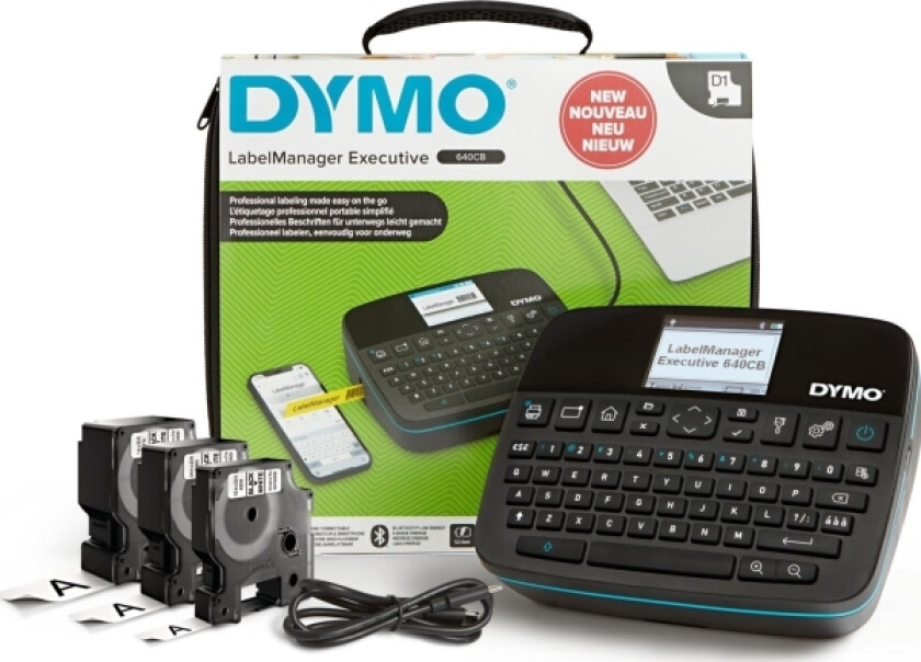 ® Labelmanager™ 640 Cb, Merkemaskin, Qwz-Tastatur, I Et Etui Sett
