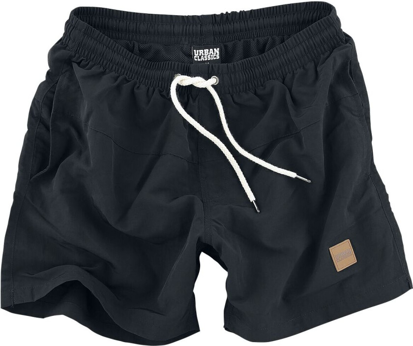 Badeshorts - Block Badeshorts - S til 5XL - Herrer - svart