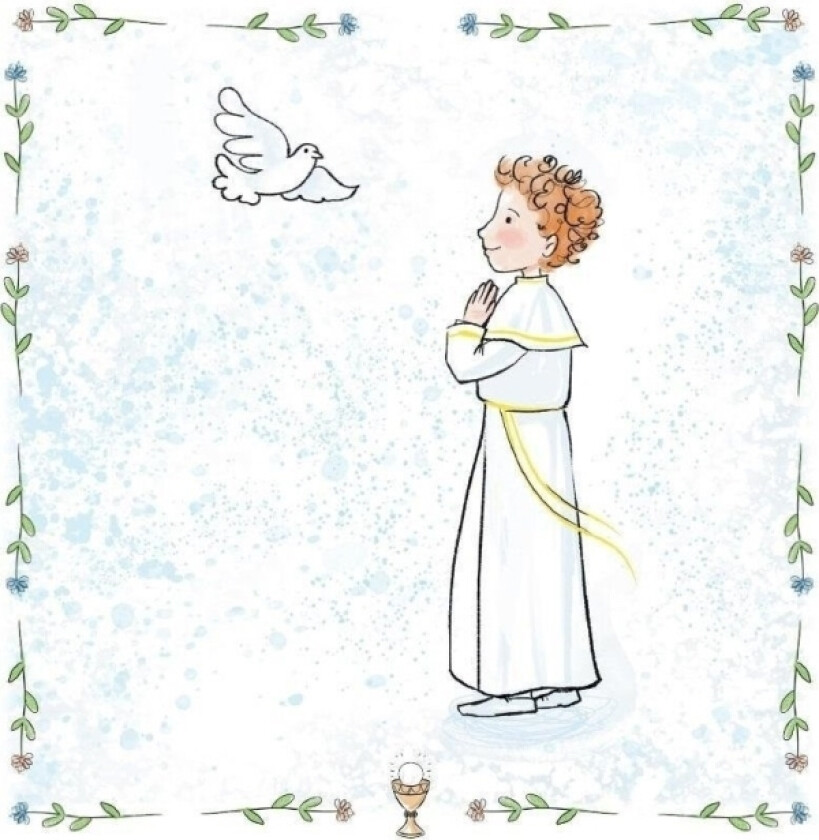 Gratulasjonskort. Første Nattverd 02