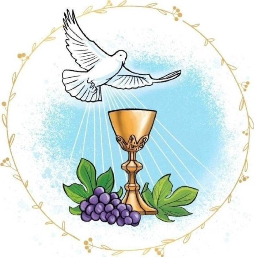 Gratulasjonskort. Første Nattverd 01