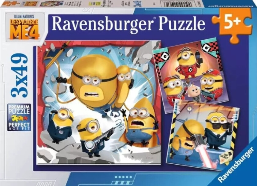 Delione Ravensburger Despicable Me 4 - 3X49 Stykker