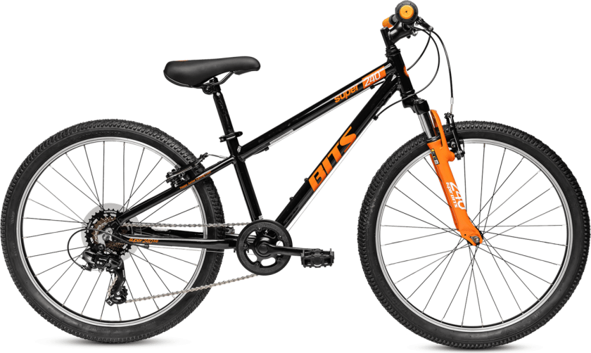 Super 24 Alu 2025, terrengsykkel, junior BLACK/ORANGE