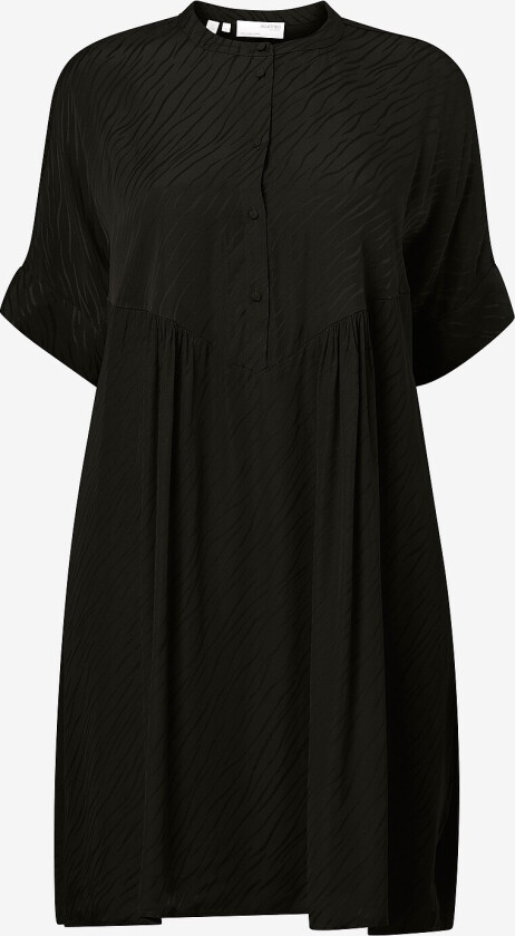 Kjole slfAbienne-Viola SS Oversize Dress - Svart