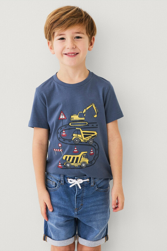 Jeans-shorts Denim Jogger Shorts - Blå