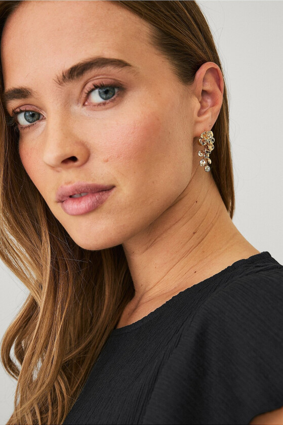 Øredobber i gullblad - Gull