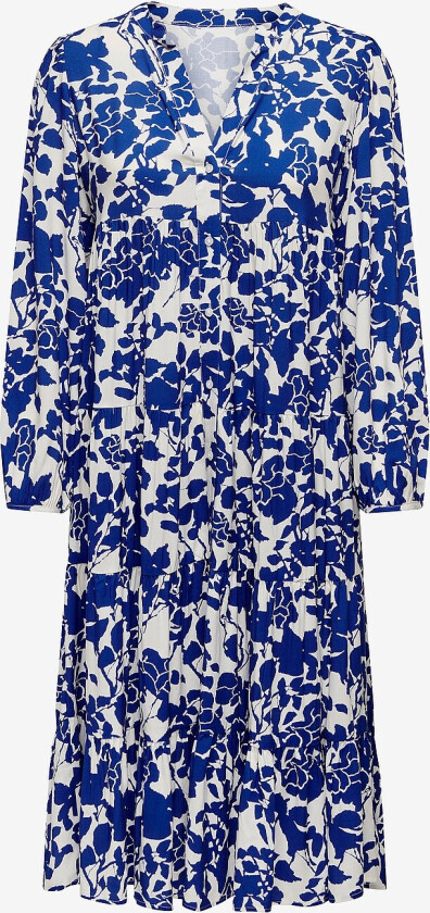 Kjole onlMilana 7/8 Dress - Blå