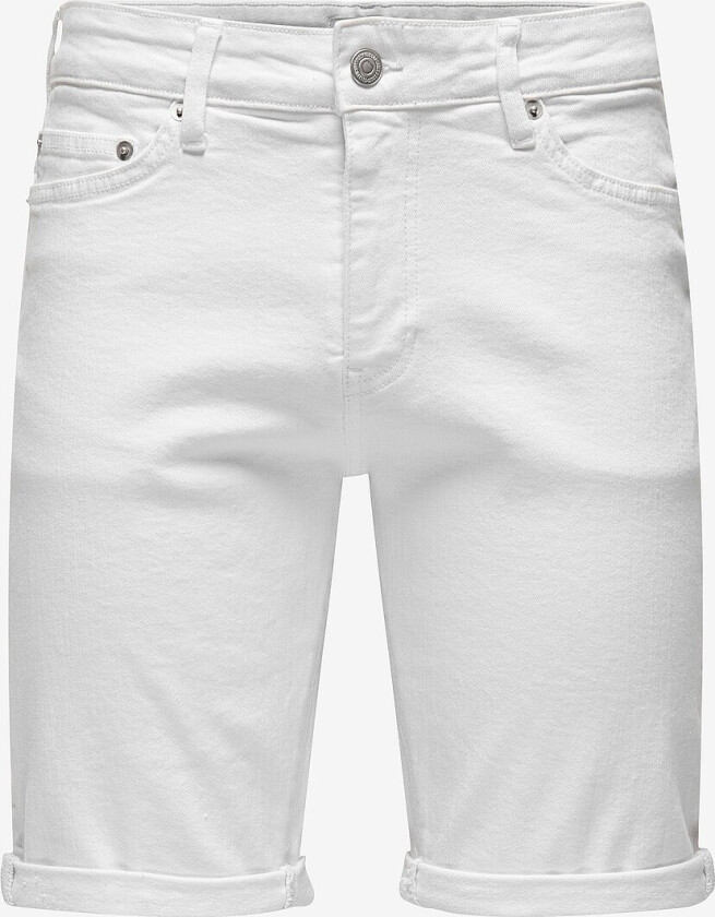 Jeans-shorts onsPly White 9297 Azg Dnm Shorts - Hvit