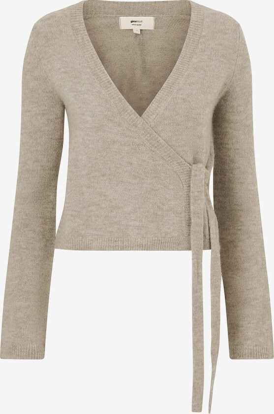 Kardigan Knitted Wrap - Grå