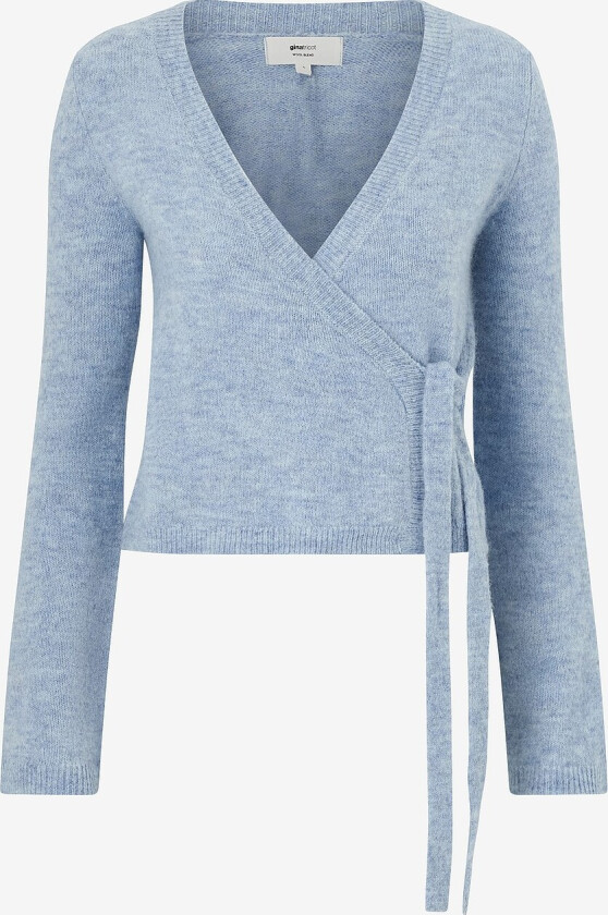 Kardigan Knitted Wrap - Blå
