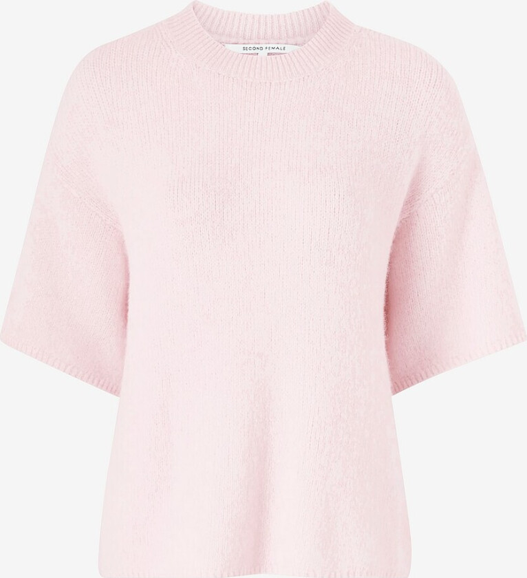 Genser Wanda Knit O-neck - Rosa