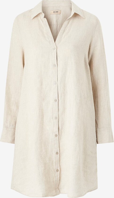 Kjole mmRielle Linen Dress - Beige