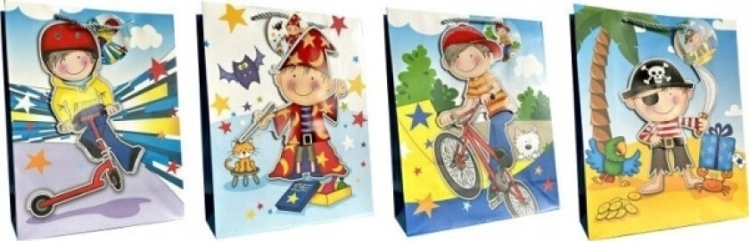 Ju-Piter Dekorativ Gavepose 4Wz 30X41,5X12cm Jp 331A Blandingspris For 1 Stk.