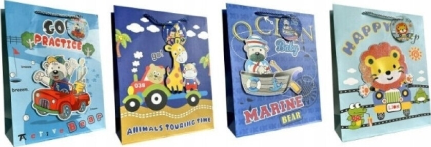 Ju-Piter Dekorativ Gavepose 4Wz 26X32x10cm Jp 386B Blandingspris For 1 Stk.