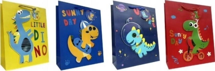 Ju-Piter Dino Gavepose 385C 18X23x12cm Pris For 1 Stk