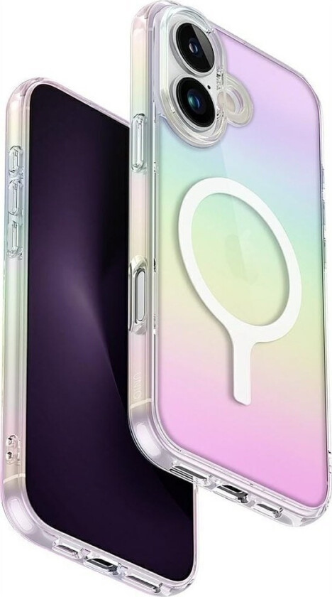 Deklas Case Uniq Iridescia For Iphone 16 Plus Magclick Charging Holographic