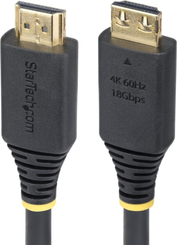 Startech.Com 6Ft High Speed Hdmi Cable W/Gripping Connectors, 4K 60Hz - High Speed - Hdmi-Kabel Med Ethernet - Hdmi Hann Til Hdmi Hann - 1.8 M - Skje