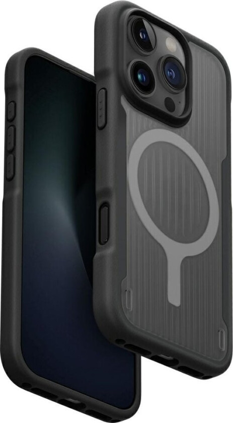 Deklas Case Uniq Combat Active For Iphone 16 Pro Magclick Charging Juodas