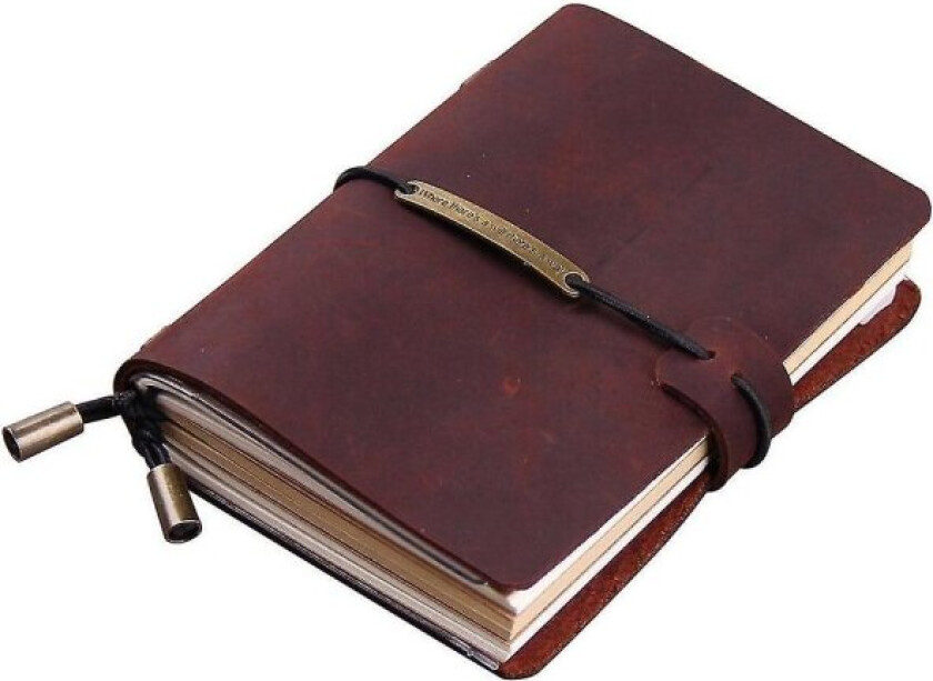 Håndlaget 's Notatbok, Lærreiseskrivebok For Menn & Kvinner, Perfekt For Skriving, Gaver