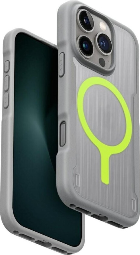 Deklas Case Uniq Combat Active For Iphone 16 Pro Magclick Charging Pilka