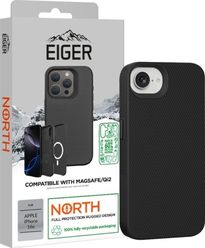 Eiger North Magsafe Case Grs Iphone Se 2025 Schwarz (Egca00729)