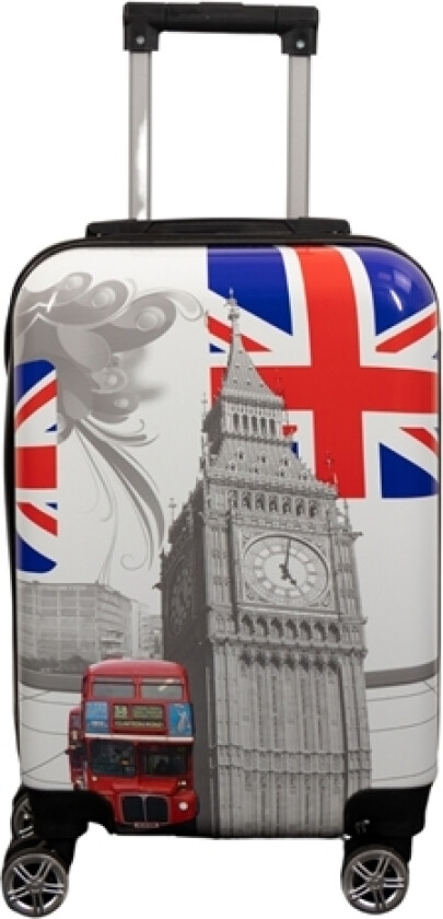 Koffert - Hardcase koffert - Størrelse Medium - Koffert med motiv - Big Ben - Eksklusiv lettvekt reisekoffert