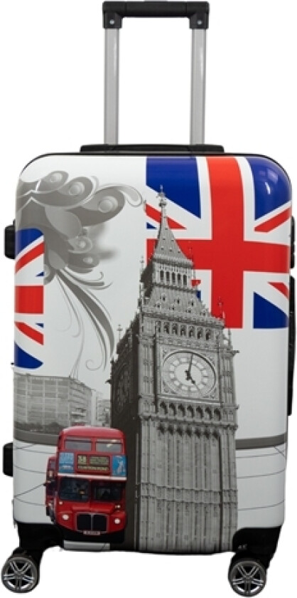 Stor koffert - Hardcase-koffert med motiv - Big Ben - Eksklusiv lettvekt koffert