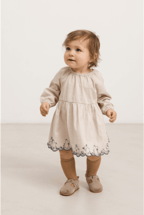 MarMar Kjole Cotton Texture Dawson B Dancing Moomins