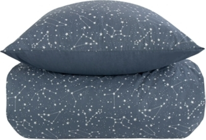 Dobbeldyne sengesett - 200x220 cm - 100% bomull - Zodiac blue - Borg Living