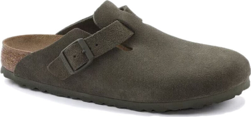 Boston Suede Narrow Thyme Sko Grønn Grønn female 37