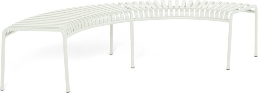 Palissade parkbenk Cream white