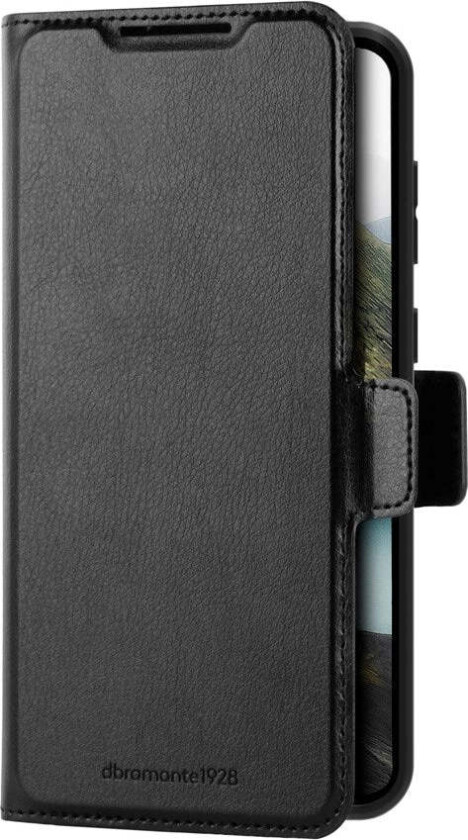 Samsung Galaxy A56 (5G) dbramante1928 Oslo Pro Slim Resirkulert Plast Deksel med Lommebok - Svart