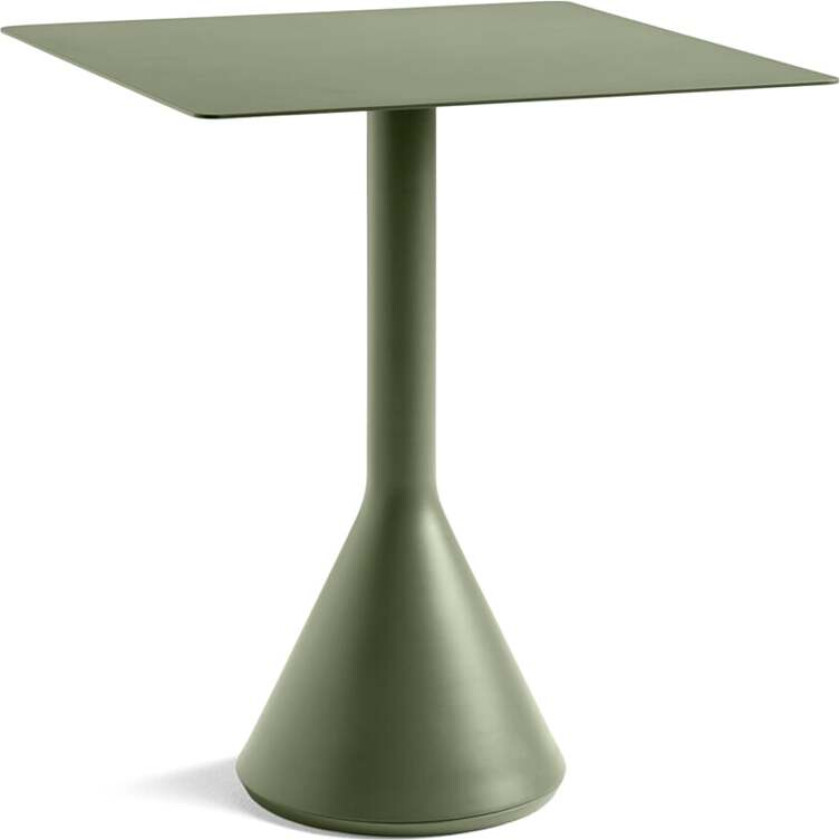 Palissade Cone kvadratisk kafébord 65x65 cm Olive