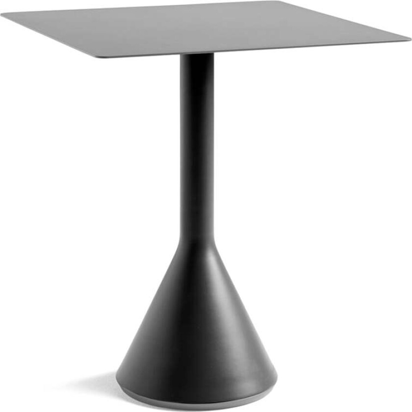 Palissade Cone kvadratisk kafébord 65x65 cm Anthracite