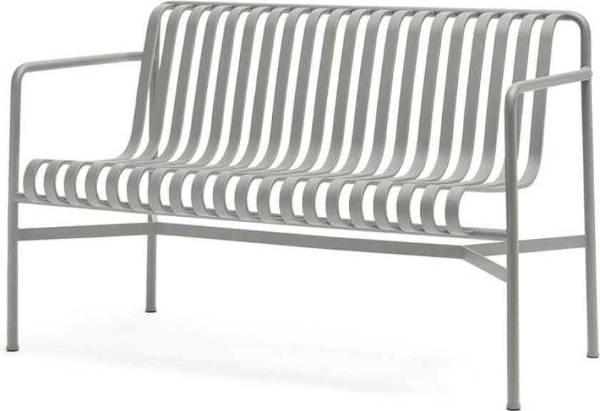 Palissade Dining benk med armlener Sky grey