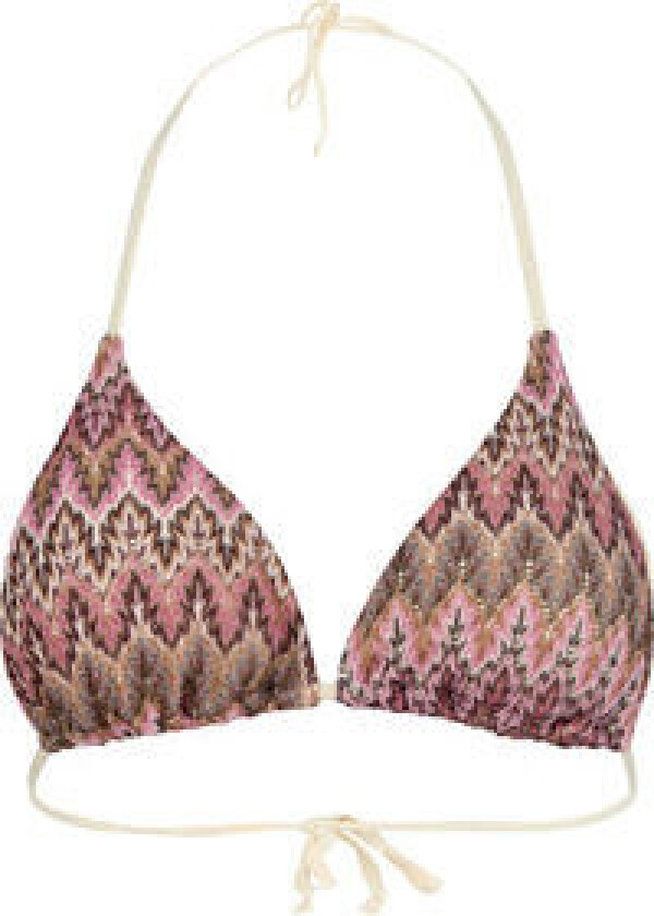 Amber Bel Bikini Top - Dusty Rose M
