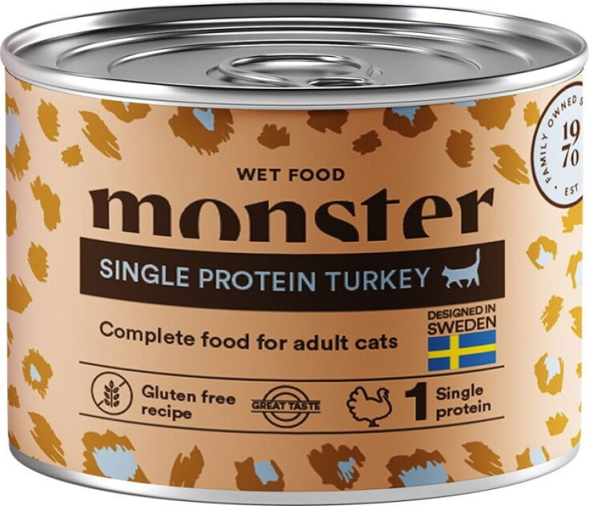Monster Cat Adult Single Protein Turkey 200 g