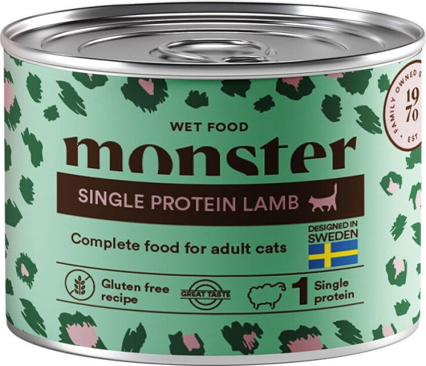 Monster Cat Adult Single Protein Lamb 200 g