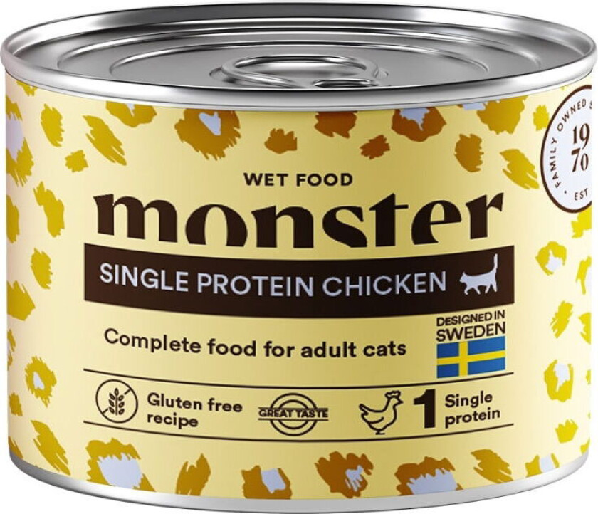 Monster Cat Adult Single Protein Chicken 200 g