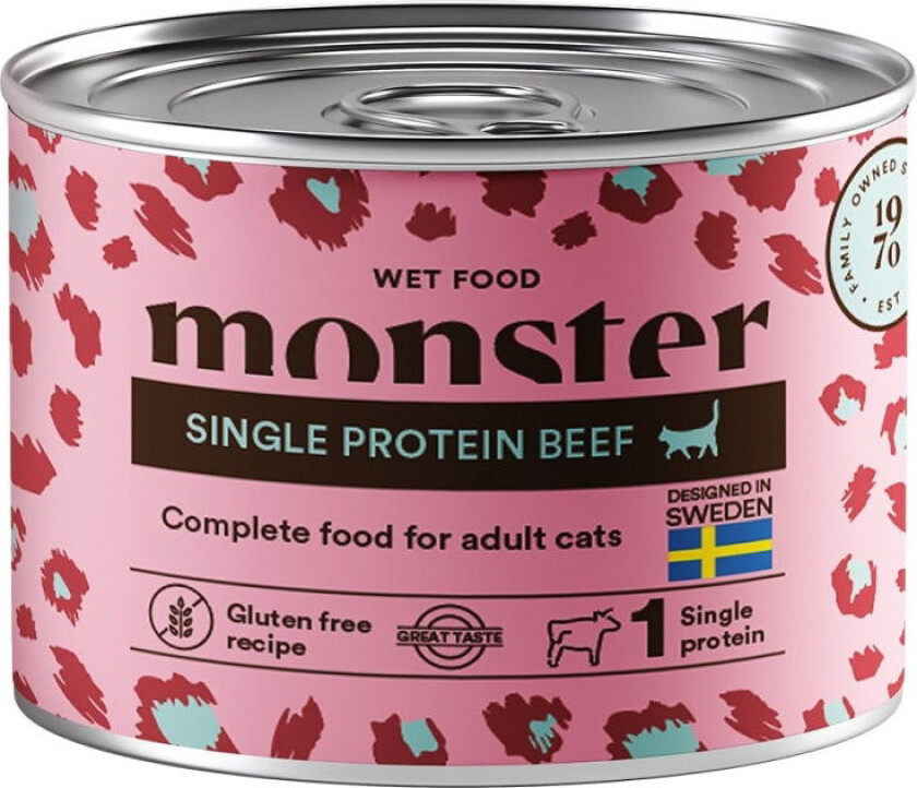 Monster Cat Adult Single Protein Beef 200 g