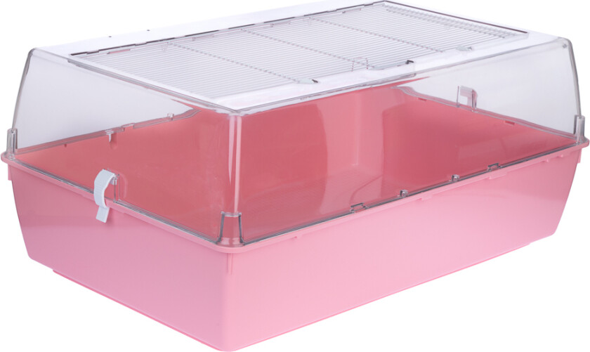 smådyrbur Panorama L - pink: L 71 x B 46 x H 31,5 cm
