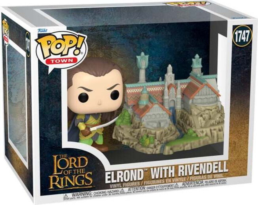 Elrond with Rivendelll (Pop! Town) Vinylfigur 1747 - Funko Pop! - Funko Shop Europe